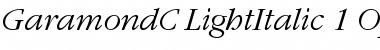 Download GaramondC Font