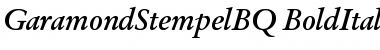 Download Garamond Stempel BQ Regular Font