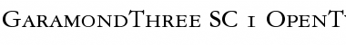 Download Garamond 3 Small Caps & Old Style Figures Font