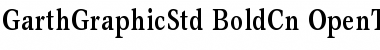 Download Garth Graphic Std Font