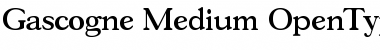 Download Gascogne-Medium Font