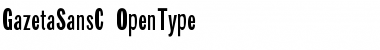 Download GazetaSansC Font