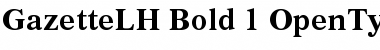 Download Gazette LH Font