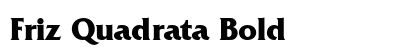 Friz Quadrata Bold
