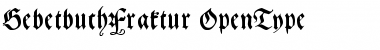 Download Gebetbuch Fraktur Font