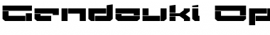 Download Gendouki Font