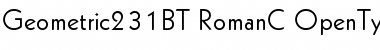 Download Geometric 231 Font