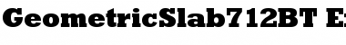 Download Geometric Slabserif 712 Font
