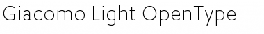 Download Giacomo LT Light Font