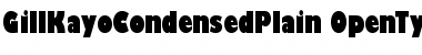 Download Gill Kayo Condensed Font