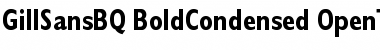 Download Gill Sans BQ Font