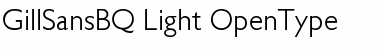 Download Gill Sans BQ Font