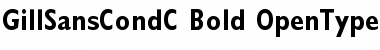 Download GillSansCondC Bold Font