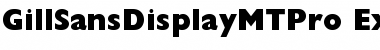 Download Gill Sans Display MT Pro Font