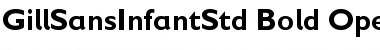 Download Gill Sans Infant Std Bold Font