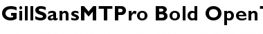 Download Gill Sans MT Pro Bold Font