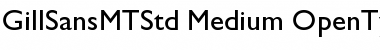 Download Gill Sans MT Std Font