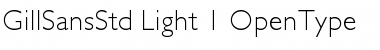 Download Gill Sans Std Light Font