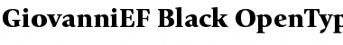 Download GiovanniEF Black Font