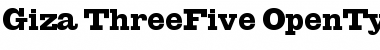 Download Giza ThreeFive Font