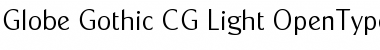 Download Globe Gothic CG Light Regular Font