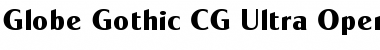 Download Globe Gothic CG Ultra Regular Font