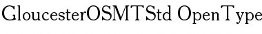Download Gloucester OS MT Std Font