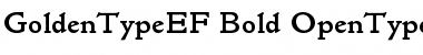 Download GoldenTypeEF Font