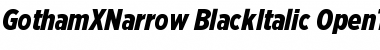 Download Gotham XNarrow Font