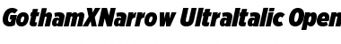 Download Gotham XNarrow Font