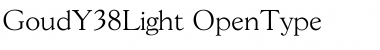 Download GoudY38Light Font