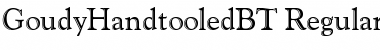 Download Goudy Handtooled Font
