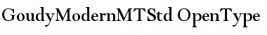 Download Goudy Modern MT Std Font