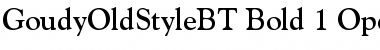 Download Goudy Old Style Font
