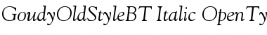 Download Goudy Old Style Font
