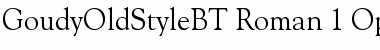 Download Goudy Old Style Font