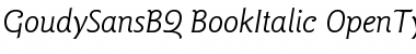 Download Goudy Sans BQ Font