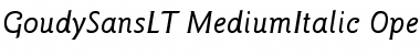 Download ITC Goudy Sans LT Font