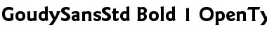 Download ITC Goudy Sans Std Bold Font