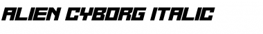 Download Alien Cyborg Font