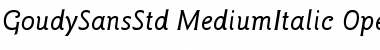 Download ITC Goudy Sans Std Font