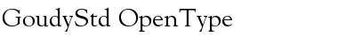 Download Goudy Oldstyle Std Font