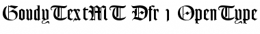 Download Goudy Text MT Font