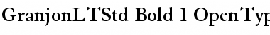 Download Granjon LT Std Font