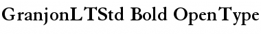 Download Granjon LT Std Font