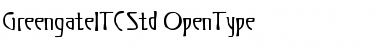 Download Greengate ITC Std Font