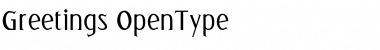 Download Greetings Font