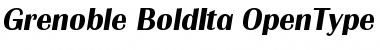 Download Grenoble-BoldIta Font