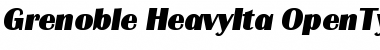 Download Grenoble-HeavyIta Font