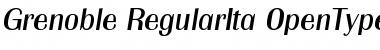 Download Grenoble-RegularIta Font